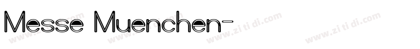 Messe Muenchen字体转换